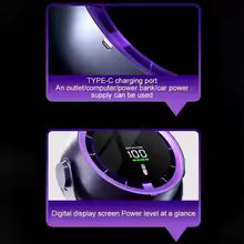 Modevo Smart Rechargeable Desk Fan – Silent & Adjustable